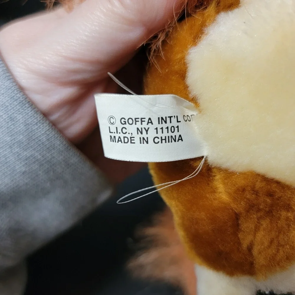 Lady And The Tramp Spaniel Brown Puppy Dog White Disney Goffa Plush 12
